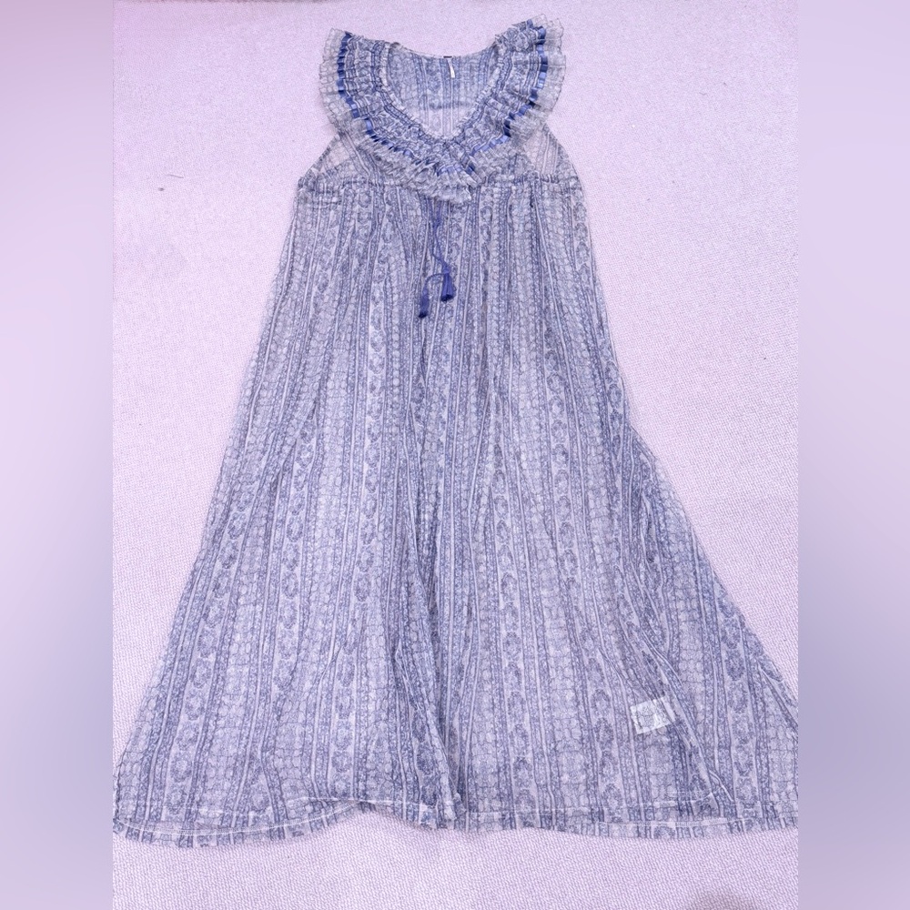 NWOT Free People In Paris Maxi Top duster